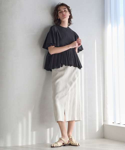 【新品】タグ付き MARIHA マリハ 別注 夕映えのブラウス フレア 花柄 今週アップになったMARIHAの新作ブラウスを150cm仲丸が着てみました