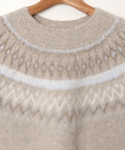 「Freesia by andme」 長袖ニット M グレー レディース_画像5