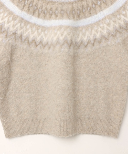 「Freesia by andme」 長袖ニット M グレー レディース_画像6