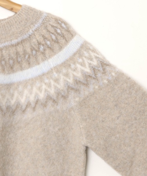 「Freesia by andme」 長袖ニット M グレー レディース_画像8