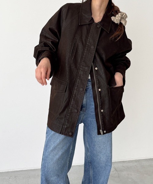 CANAL JEAN（キャナルジーン） ジャケット ONE SIZE ブラウン