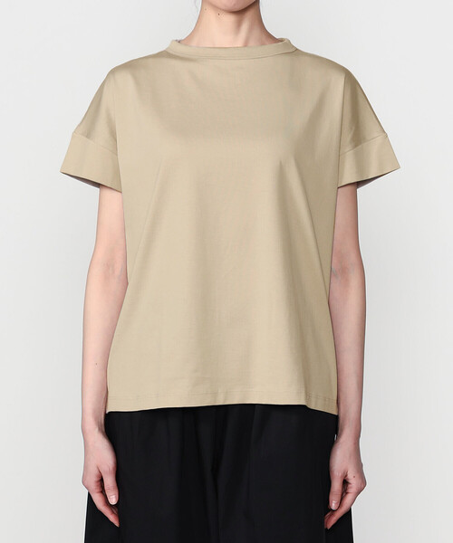 tシャツ handvaerk | 60/2 ボトルネックTシャツ WOMEN レディースの画像