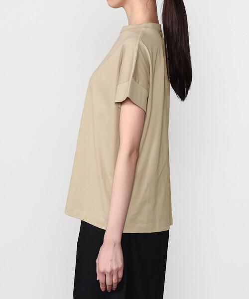 tシャツ handvaerk | 60/2 ボトルネックTシャツ WOMEN レディースの画像