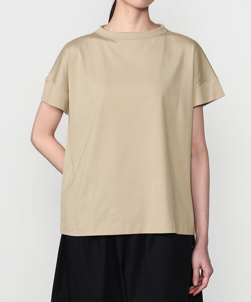 tシャツ handvaerk | 60/2 ボトルネックTシャツ WOMEN レディースの画像