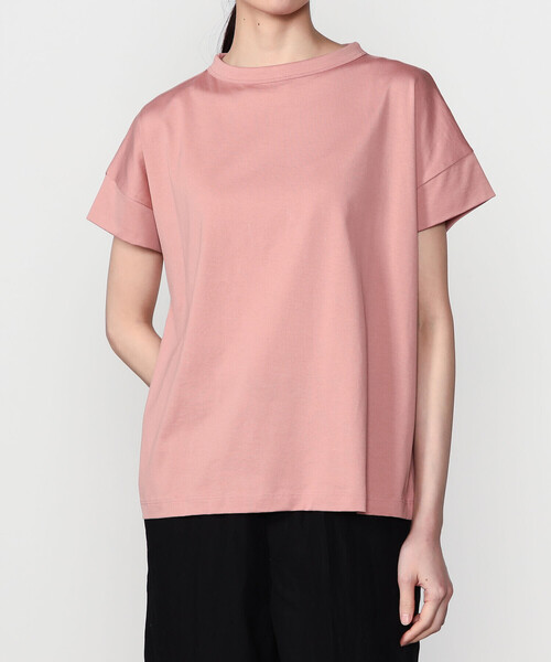 tシャツ handvaerk | 60/2 ボトルネックTシャツ WOMEN レディースの画像