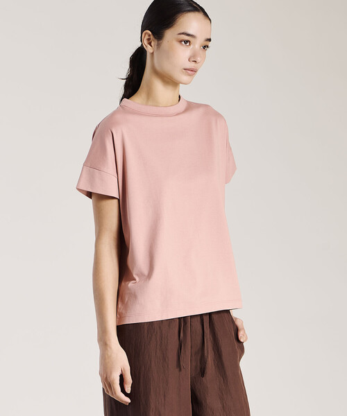 tシャツ handvaerk | 60/2 ボトルネックTシャツ WOMEN レディースの画像