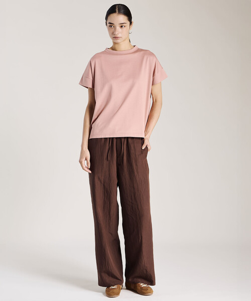 tシャツ handvaerk | 60/2 ボトルネックTシャツ WOMEN レディースの画像