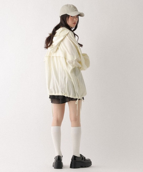 Heather（ヘザー） ブルゾン アウター WZIPボリュームフードブルゾン 