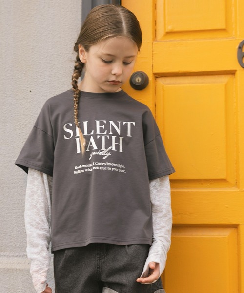 GLOBAL WORK（グローバルワーク） tシャツ シアー長袖レイヤードT