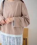 tシャツ 「接触冷感/ドット柄あり」フェイクレ...の詳細画像3