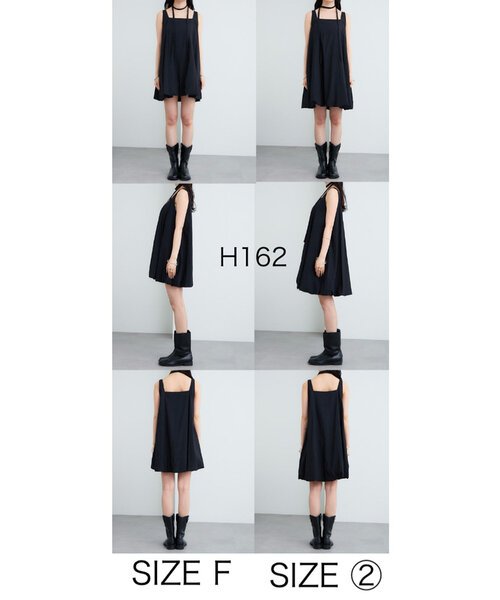 mystic（ミスティック） ノースリーブワンピース FREE ブラック