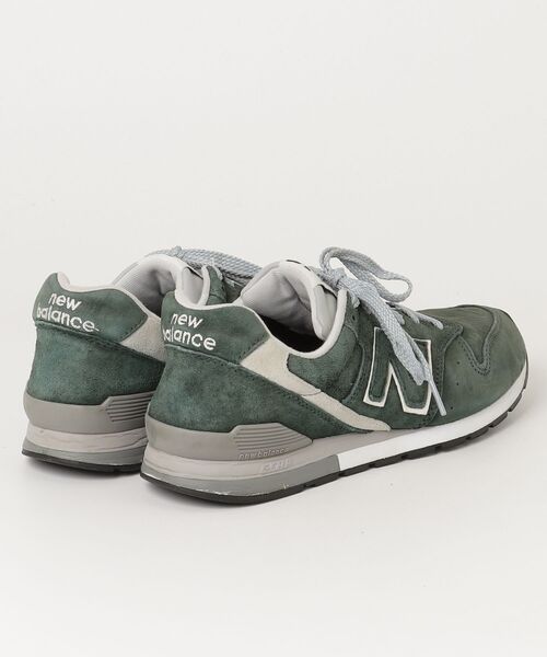 「New Balance」 ローカットスニーカー 27.5cm グリーン メンズの画像