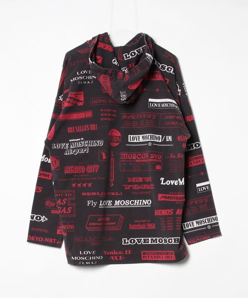 「Love Moschino」 長袖ワンピース FREE ブラック レディース_画像2
