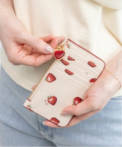RANDA(ランダ) カードケース 「Cherry&Strawberry」チャーム付き RANDA(ランダ) カードケース 「Cherry&Strawberry」チャーム付き