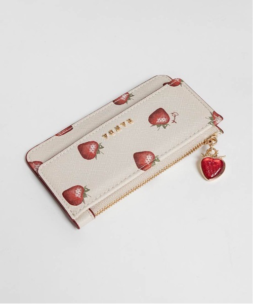 RANDA（ランダ） カードケース 「Cherry＆Strawberry」チャーム付き