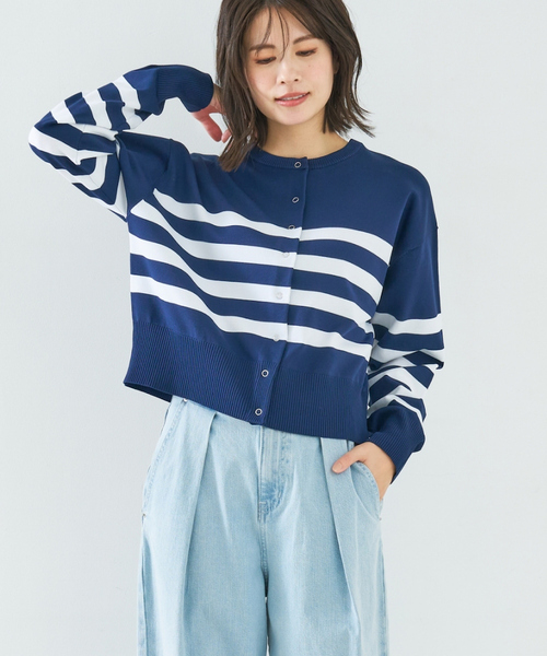 「abahouse mavie」 長袖カットソー フリー ホワイト レディース_画像9