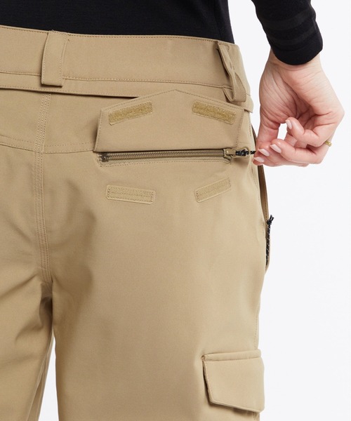 「VOLCOM」 カーゴパンツ X-LARGE ダークカーキ レディース_画像2
