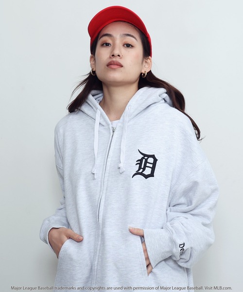 MLB 「genuinemerchandise」ジップアップパーカー FREE グレー系その他
