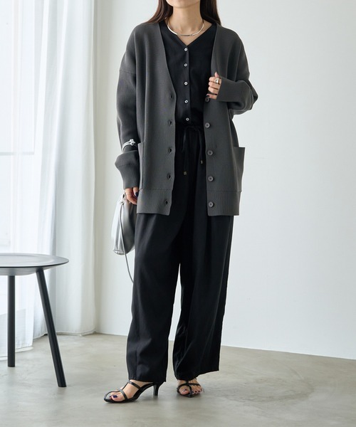 「PUAL CE CIN」 カーディガン FREE グレー レディース_画像4
