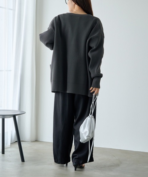 「PUAL CE CIN」 カーディガン FREE グレー レディース_画像6