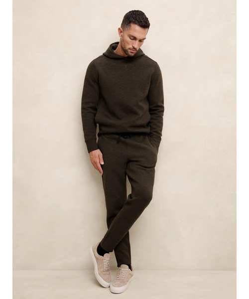 「BANANA REPUBLIC FACTORY STORE」 イージーパンツ M ブラウン メンズ_画像6