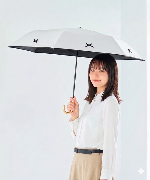NAKATANI（中谷） 晴雨兼用 日傘 長傘 日傘 uvカット 折りたたみ傘
