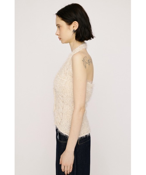 SLY（スライ） ベスト ジレ HALTER NECK KNIT VEST ホルターネック