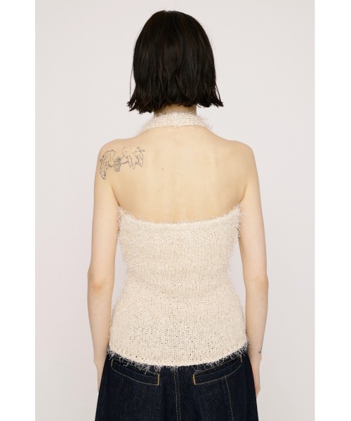 SLY（スライ） ベスト ジレ HALTER NECK KNIT VEST ホルターネック