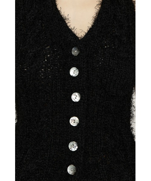 SLY（スライ） ベスト ジレ HALTER NECK KNIT VEST ホルターネック