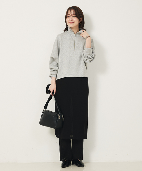 「abahouse mavie」 長袖カットソー フリー オフホワイト レディース_画像8