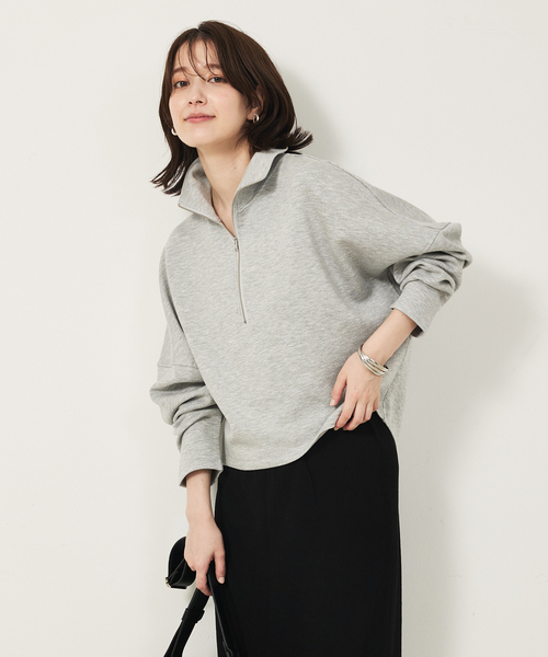 「abahouse mavie」 長袖カットソー フリー オフホワイト レディース_画像9