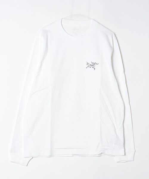 ARC'TERYX（アークテリクス） 長袖Tシャツ SMALL ホワイト メンズ