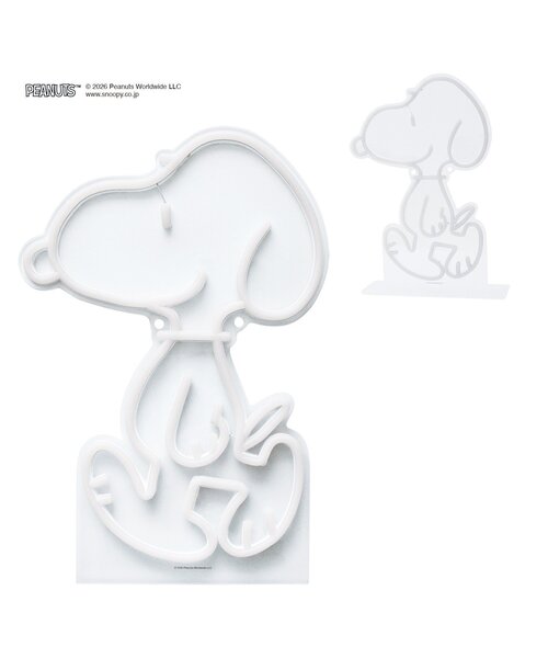 レトロなスヌーピライト BIRTHDAY BAR（バースデイバー） 照明 「PEANUTS」NEON LIGHT Snoopy