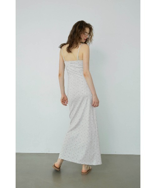 ALEXIA STAMアリシアスタン　パッドinフラワーワンピースS ALEXIA STAM（アリシアスタン） ワンピース Rib Floral Dress /パッド