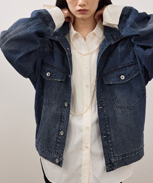 ADAM ET ROPE'（アダムエロペ） デニムジャケット gジャン 「WEB限定