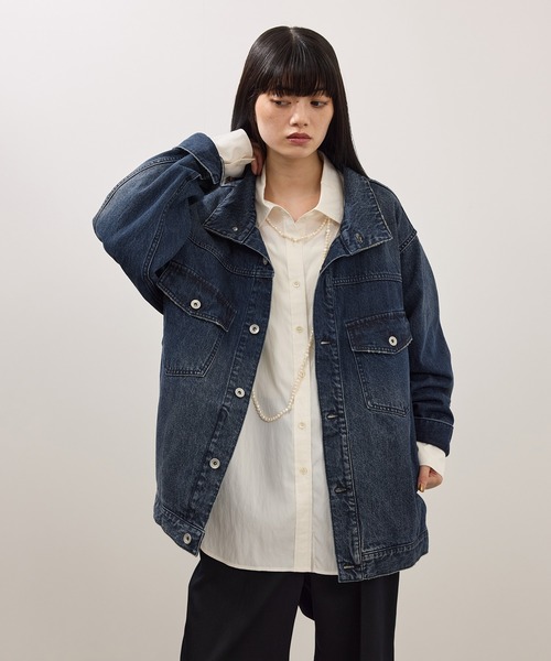 ADAM ET ROPE'（アダムエロペ） デニムジャケット gジャン 「WEB限定