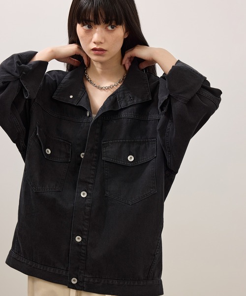 ADAM ET ROPE' FEMME　新品未使用　デニムジャケット ADAM ET ROPE'（アダムエロペ） デニムジャケット gジャン 「WEB限定