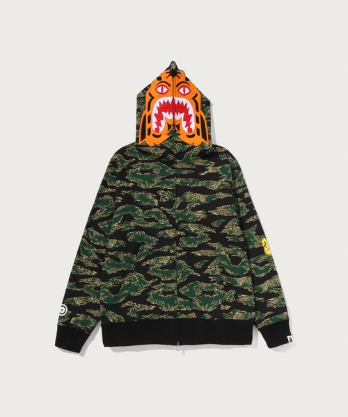 A BATHING APE（アベイシングエイプ） パーカー TIGER CAMO TIGER FULL