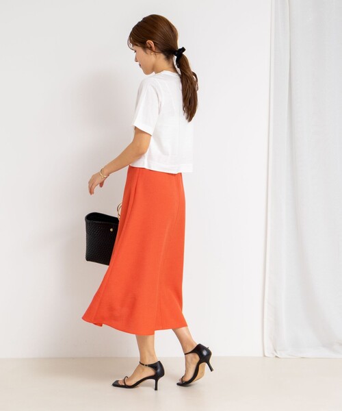 「NOLLEY'S Sophi」 フレアスカート 38 グレイッシュベージュ レディース_画像3