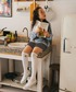 �X�J�[�g CHEER ON�e�B�A�[�h�X�J�[�g/1042922 �L�b�Y �q���� ���̎q �֘A�摜3