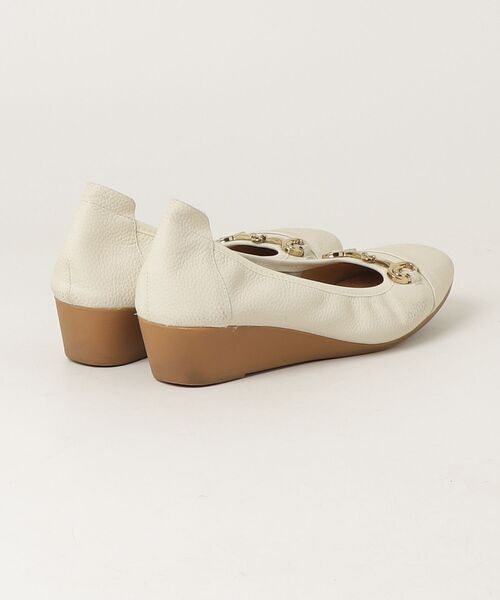「STACCATO」 パンプス 24.5cm ホワイト レディース_画像2