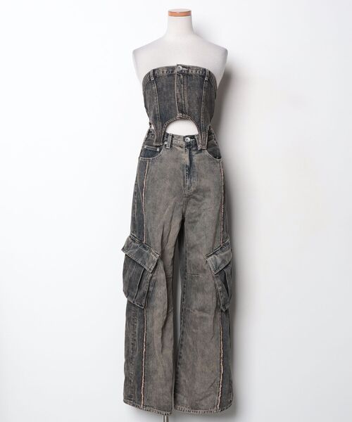 GYDA セットアップ GYDA（ジェイダ） セットアップ SMALL ネイビー レディース : ZOZOTOWN