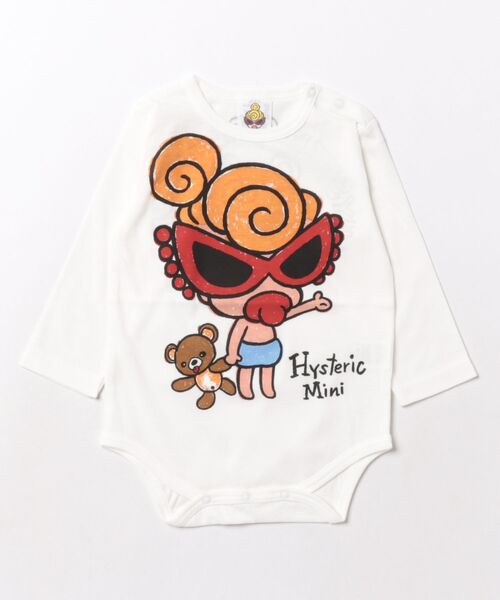 【極美品】HYSTERIC MINI ロンパース ヒスミニ 90cm HYSTERIC MINI（ヒステリックミニ） ベビー服 ロンパース SELFISH BABY