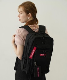 MILKFED. デイバック リュック 「23L」W ZIP BACKPACK/大容量