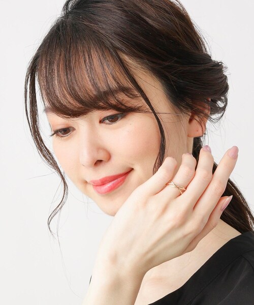 新品　ココシュニック　ダイヤモンド丸線ひねり リング　10号 K10丸線ネジリリング（リング） | COCOSHNIK（ココシュニック