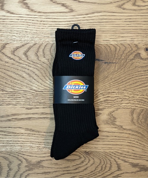 【ご予約品】ディッキーズ　メンズソックス　3足組×11セット Dickies（ディッキーズ） 3足セット ロゴ ソックス メンズ 靴下 クルー