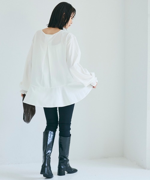 ニット セーター ベストセットフレアブラウス レディース | coca | 11