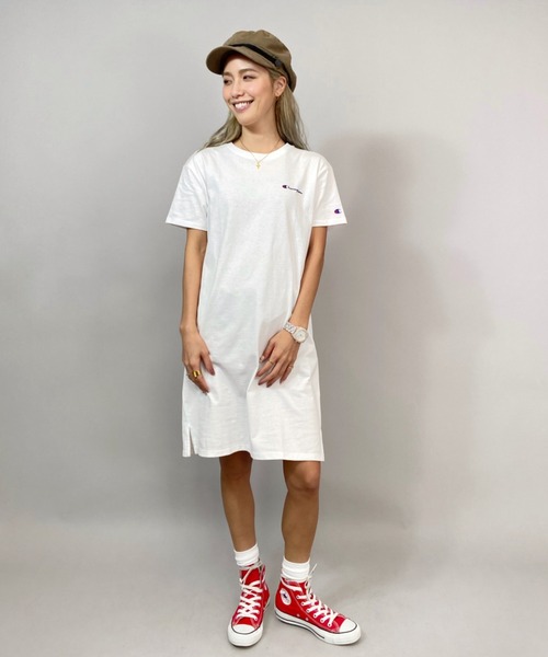 ワンピース ｃhampion チャンピオン ルーズシルエットｔシャツワンピース Cw S304 Zozotown Paypayモール店 通販 Paypayモール