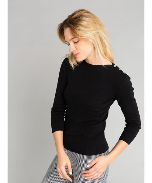 agnes b.（アニエスベー） tシャツ コットン ニット 7分袖 ボート