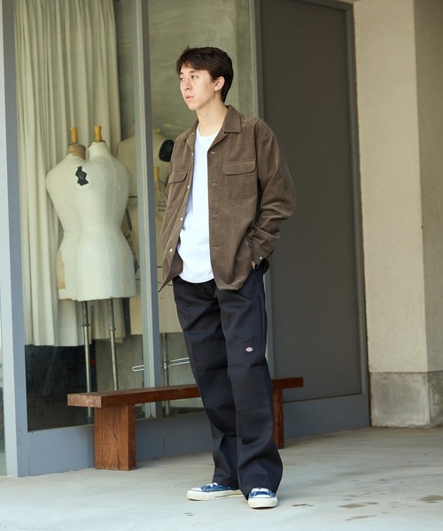 Dickies LOOSE FIT ダブルニー ワークパンツ　XL ブラウン DICKIES LOOSE FIT DOUBLE KNEE WORK PANTS DARK BROWN